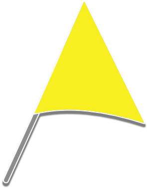 Yellow beach flag